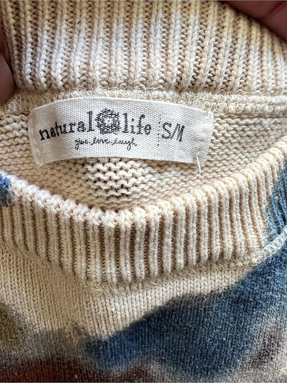 Natural life Taylor Oversized Cotton Sweater